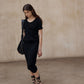 Wool blend twisted layered effect soft skirt | 2 color