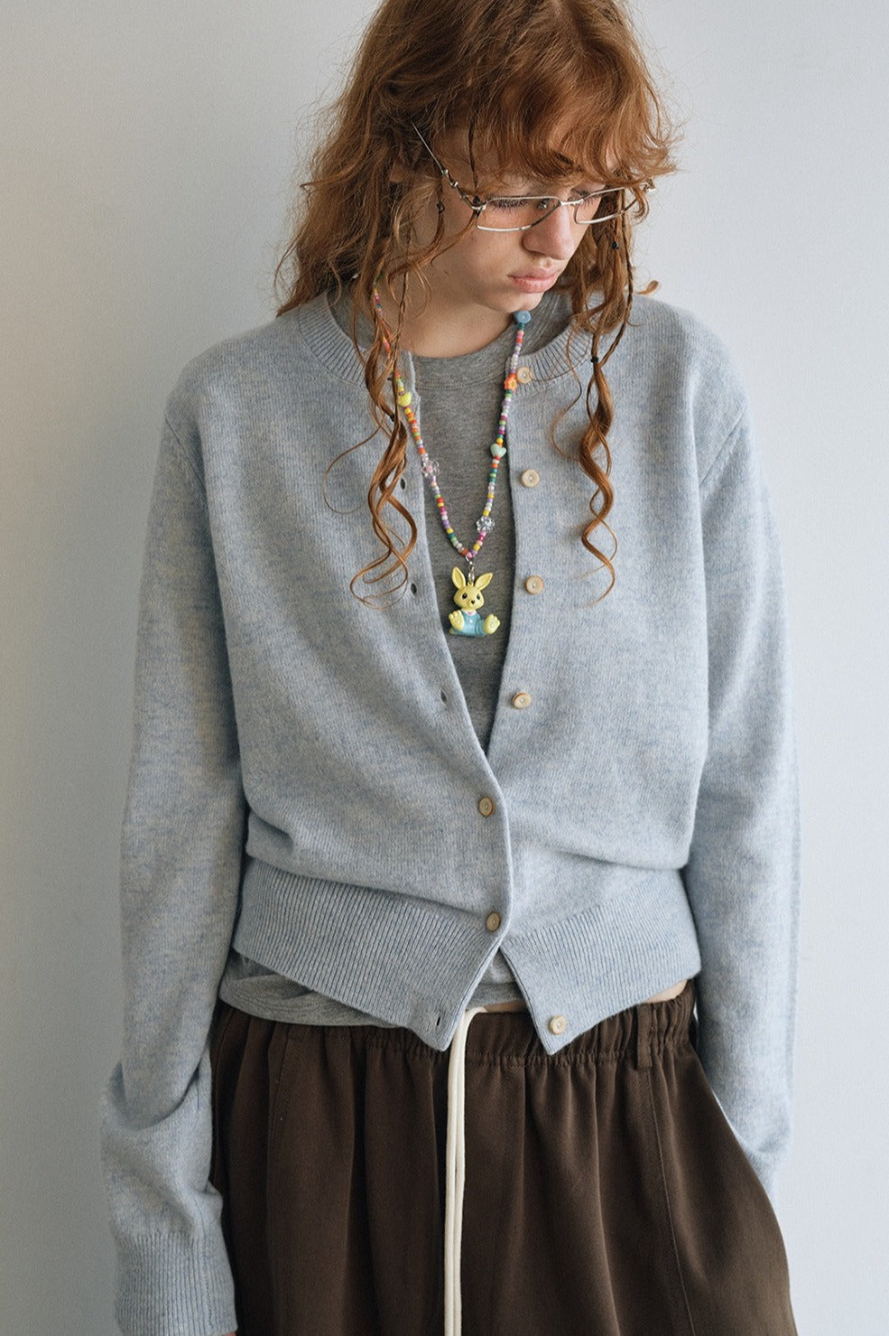 100% wool classic fit knit cardigan | 4 color