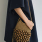 Trendy handwoven beads crossbody small bag | 2 color