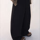 Quilted banana casual wide leg pants | 3 color