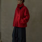 100% wool silhouetted V neck jacket with a scarf | 5 color