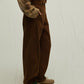 100% cotton curve shaped corduroy pants | 3 color