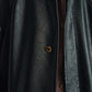 Mid-length cracked finish matte PU jacket | 2 color