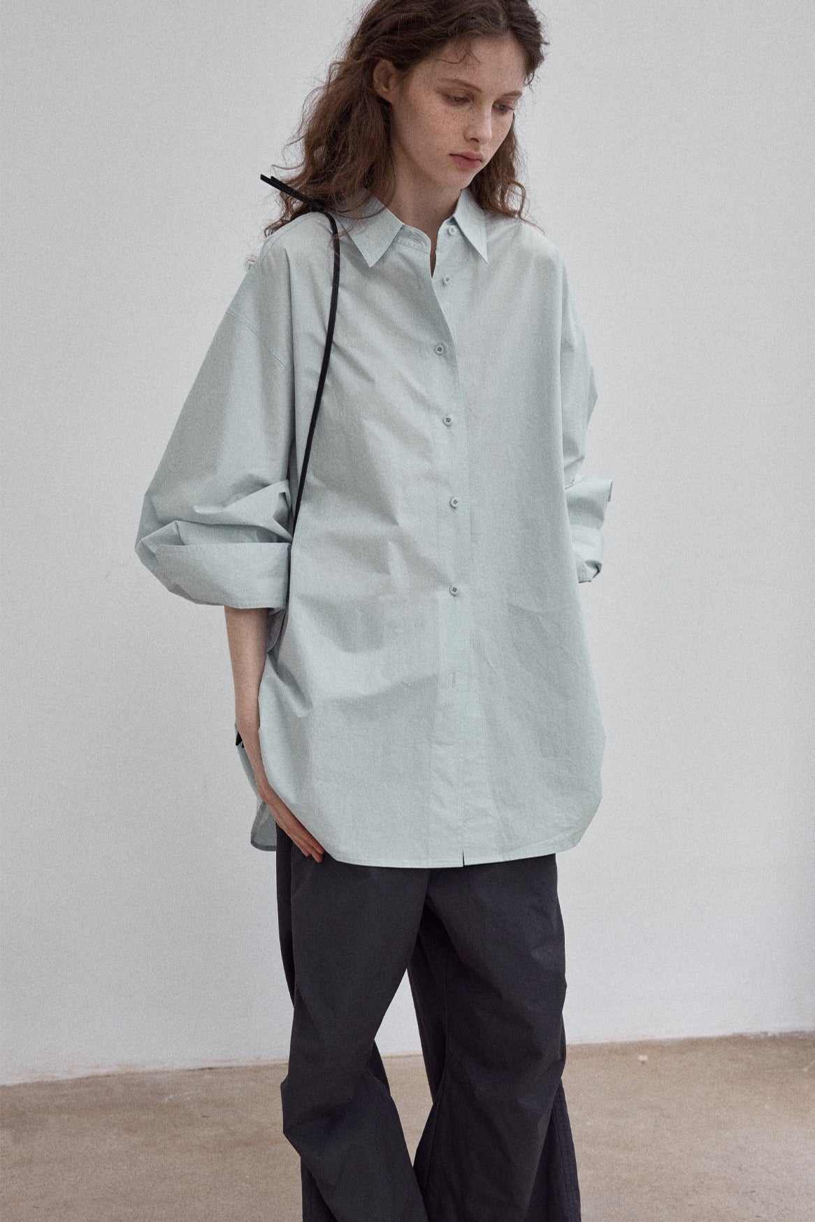 100% washed cotton loose-fit shirt | 5 color