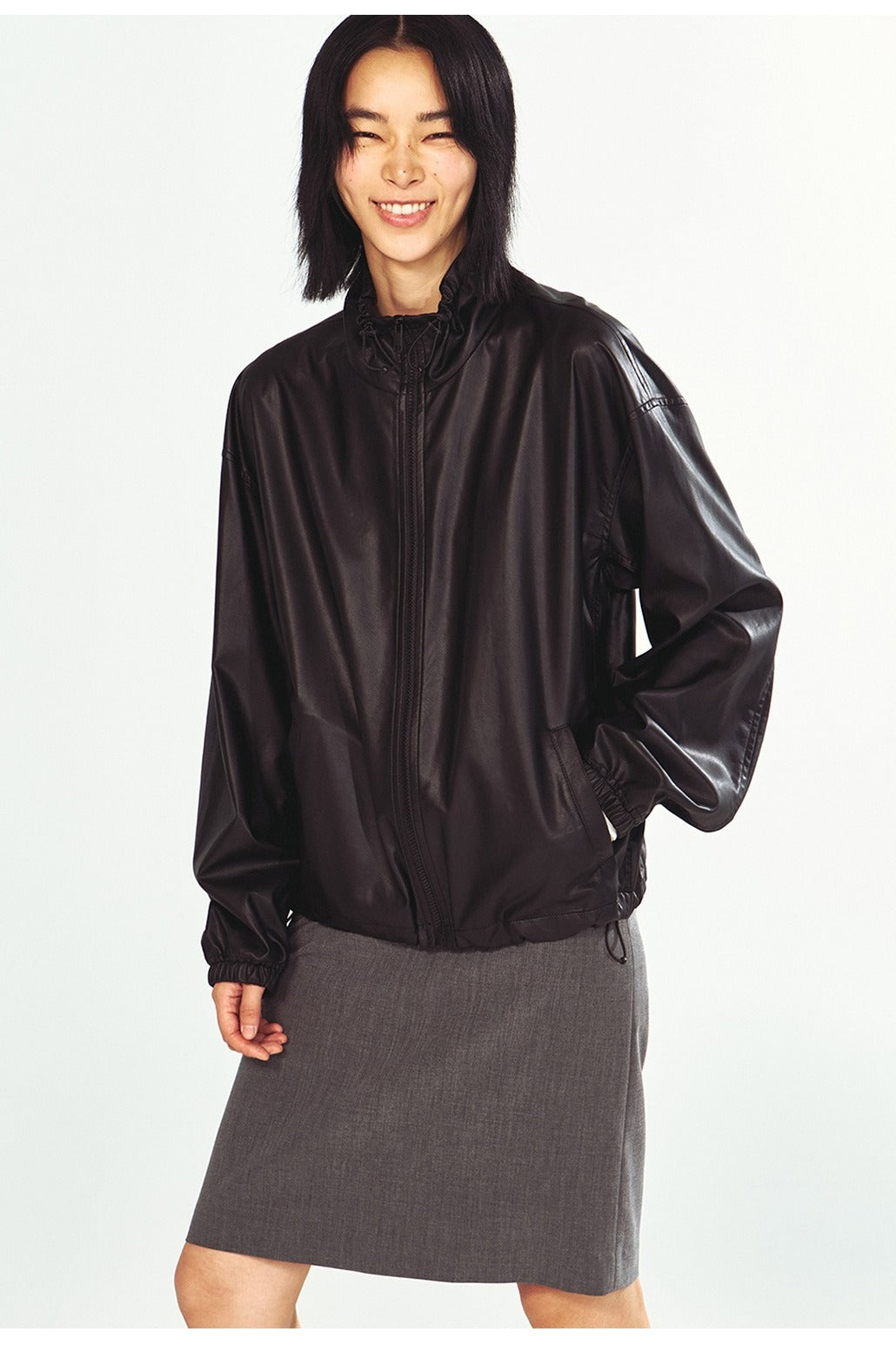 Lightweight thin soft PU jacket | 3 color