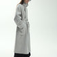 100% wool double-sided fabric sleek overcoat