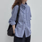 100% cotton bubble-textured fabric hooded shirt | 3 color