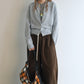 100% wool classic fit knit cardigan | 4 color
