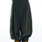Thick ankle-skimming ultra wide-leg cocoon pants | 4 color