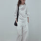 100% cotton relaxed-fit cowl neck casual shirt | 3 color