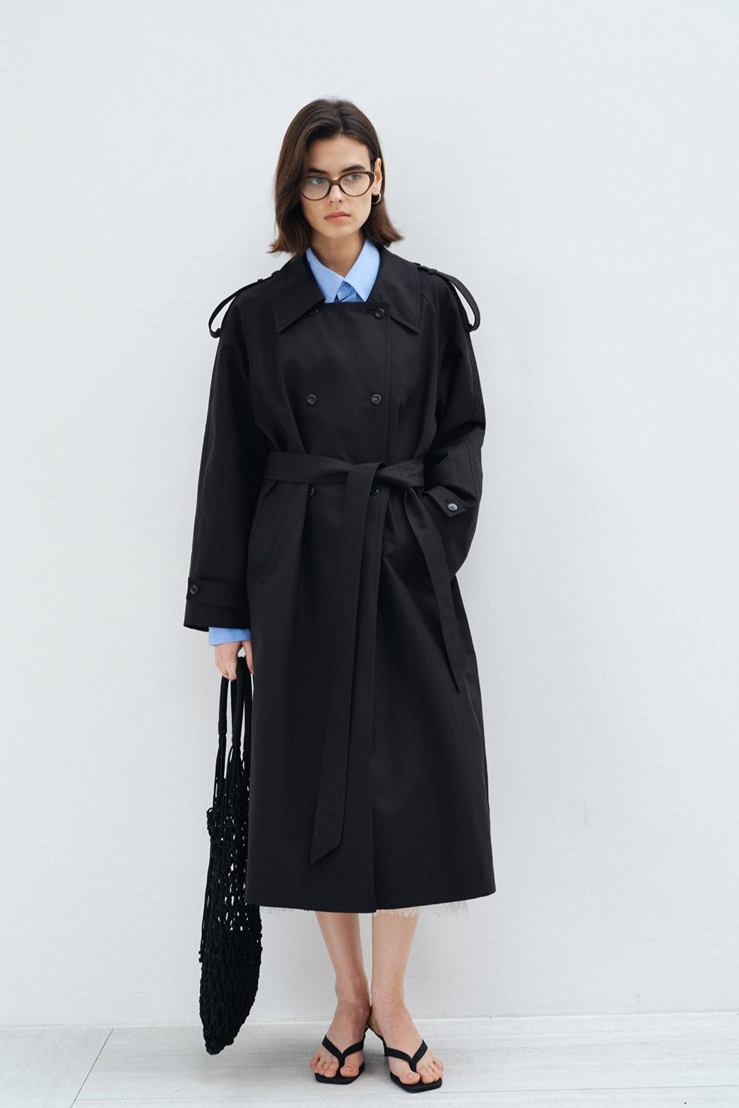 100% cotton timeless trench coat | 2 color