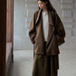 100% wool soft-touch large lapel jacket | 2 color