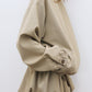 Casual & versatile gathered hem jacket | 2 color