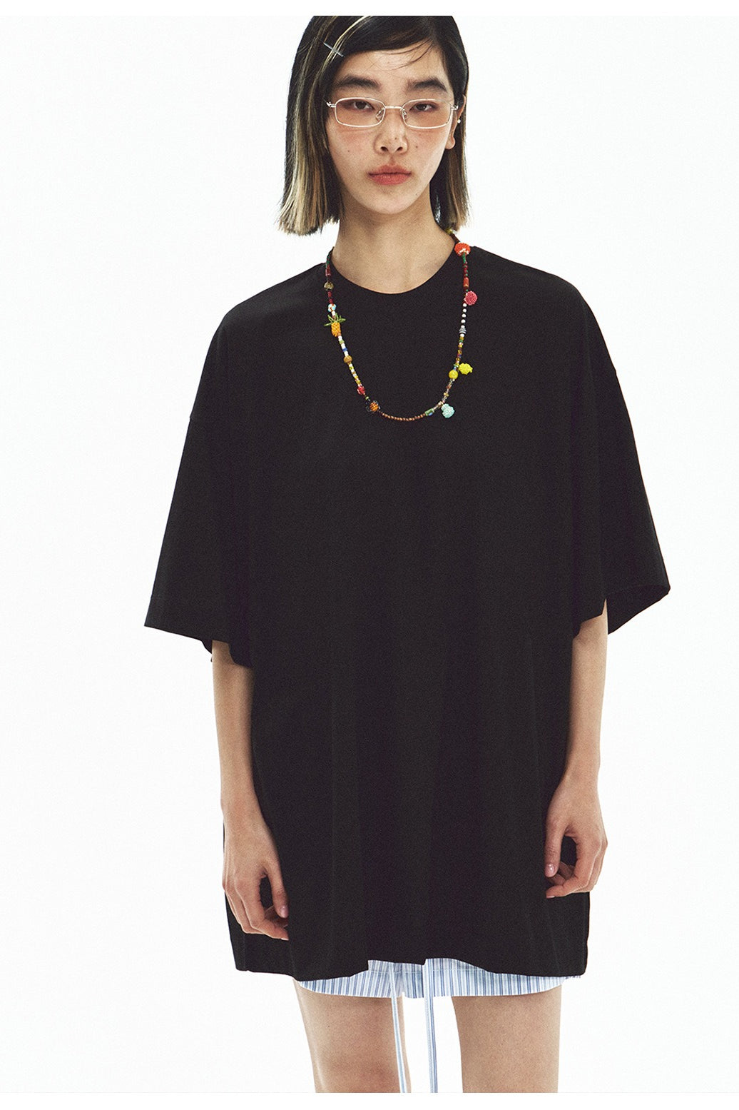 100% high-wrist cotton oversized t-shirt | 2 color