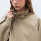 Casual & versatile gathered hem jacket | 2 color