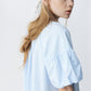 100% cotton bubble sleeves relaxed-fit dress | 4 color