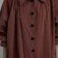 Cotton blend versatile spacious trench coat | 4 color