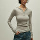 Wool containing soft touch hoodie knitwear | 3 color