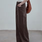 100% cotton straight wide-leg jeans | 2 color