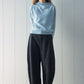 Banana-shape tailored fit casual pants | 3 color