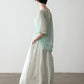 Textured surface peplum shape skirt | 3 color