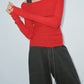 One-shoulder knit sweater | 2 color