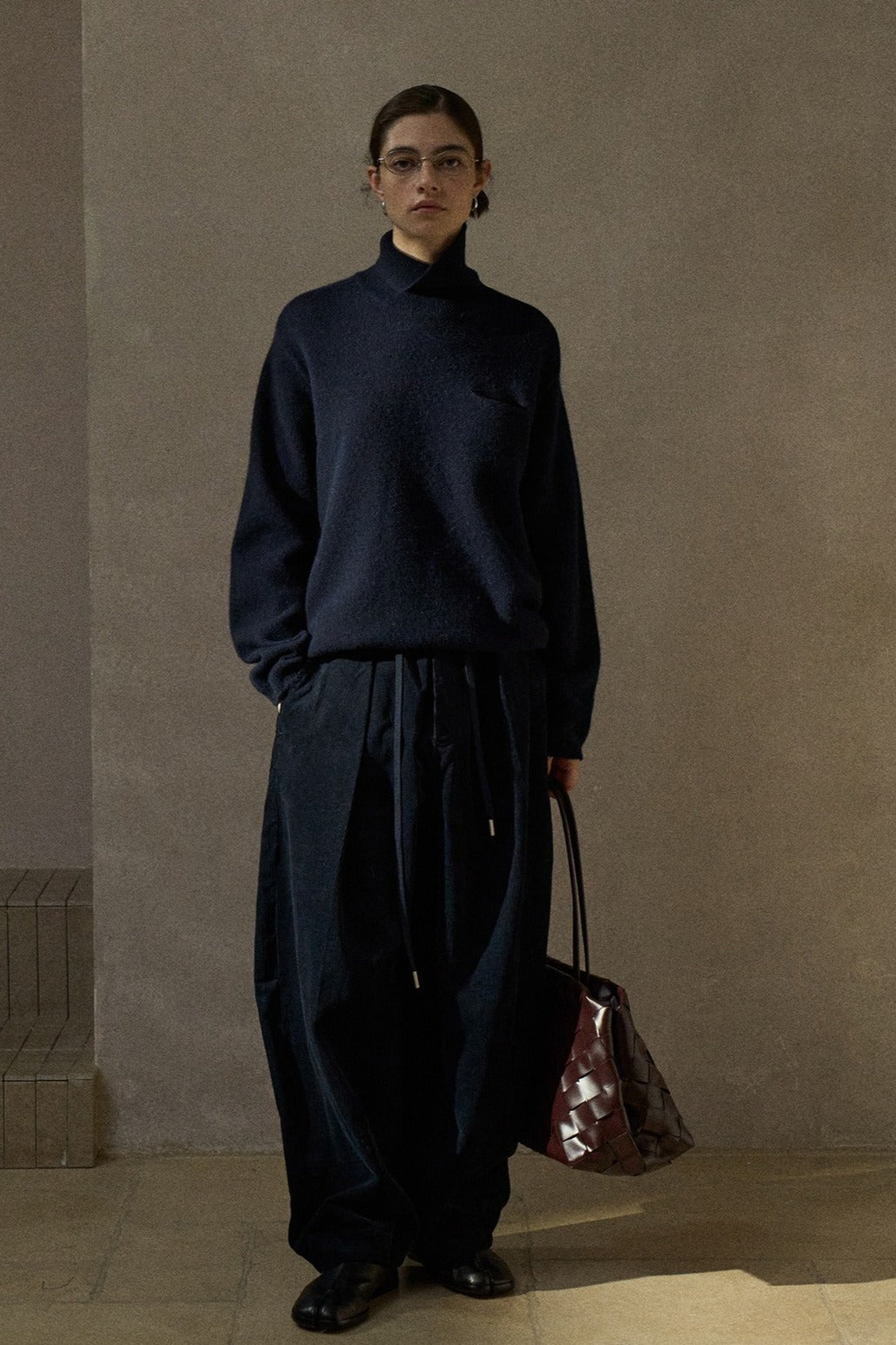 Pantalones de pana de pernera extra ancha de mezcla de algodón | 4 colores