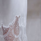 Acetate elegant lace embroidery edge skirt | 4 color