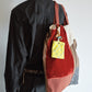 Vintage-style patchwork tote bag