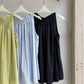 Viscose blend hand-crafted peplum neck vest | 4 color