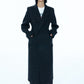 Hourglass-sculpted 100% wool coat | 3 color