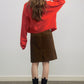 100% wool wide placket cardigan | 5 color