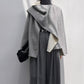 100% wool cape-style multi-way jacket | 4 color