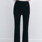 Elastic lyocell blend soft yoga pants with a mini skirt | 2 color