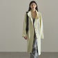 Stand up collar raglan sleeves trench coat | 2 color