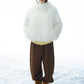 Wool-cotton filling cozy quilted loose pants | 4 color