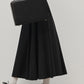 Cotton blending umbrella pocket skirt | 4 color