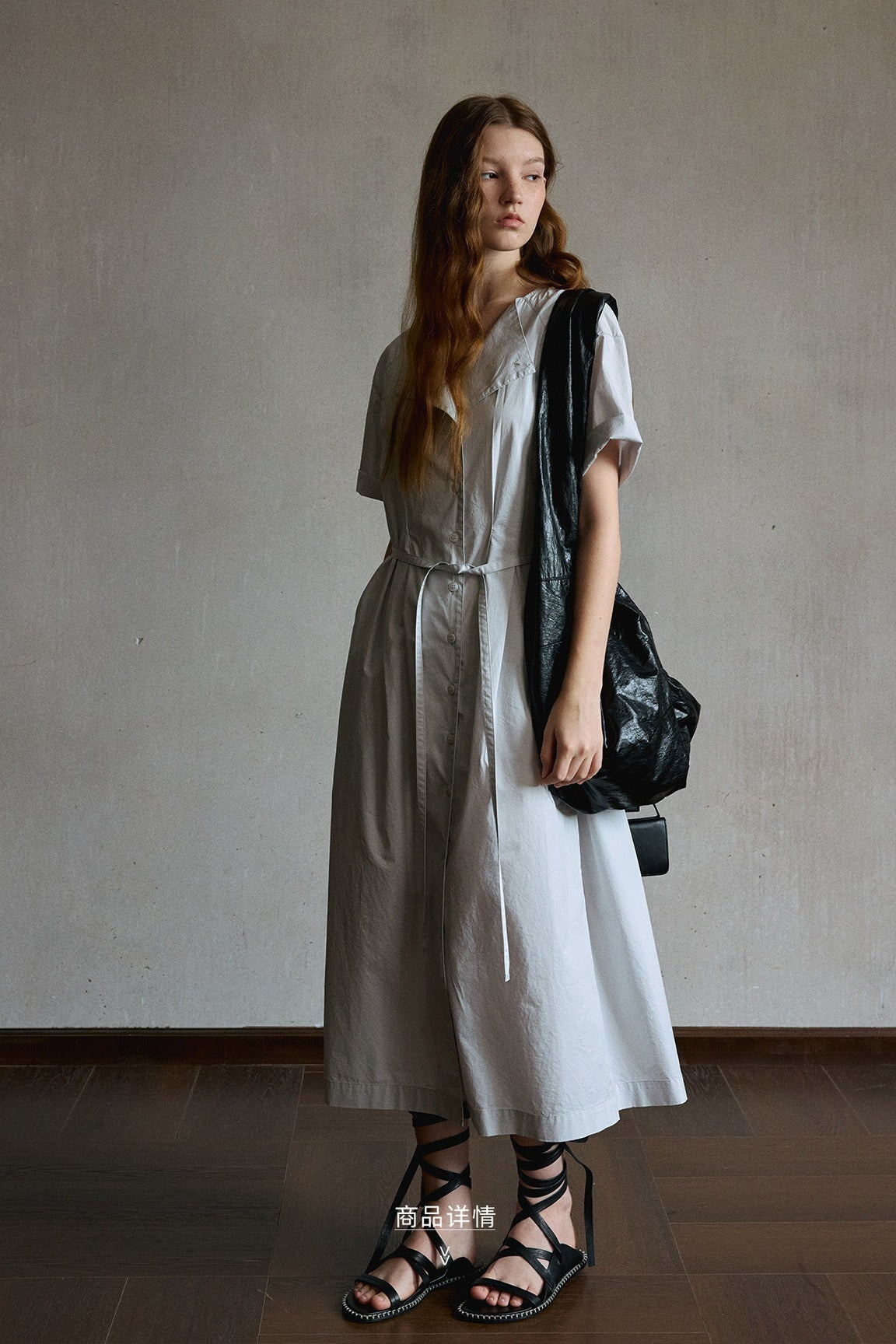 Cotton shirt dress | 3 color