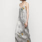 Cuprammonium decent printing slip dress | 3 color