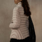 Lightweight hourglass silhouette down jacket | 3 color