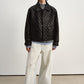 Retro-style quilted PU jacket | 2 color