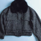 Wool blend fulling tweed jacket | 2 color