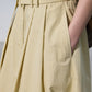 100% Cotton wide leg cropped culotte pants | 3 color