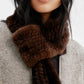 Mink fur warm mini scarf | 2 color