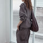 100% cotton relaxed-fit cowl neck casual shirt | 3 color