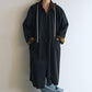 Color-block loose-fit barn style trench coat | 2 color