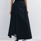 Irregular overlapping outdoor style  A-line skirt