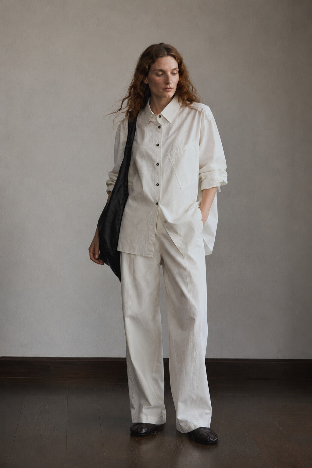 100% cotton creased texture loose shirt | 5 color