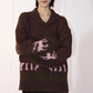 100% sheep wool Christmas jacquard sweater | 2 color