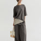 Cotton blend relaxed-fit soft T-shirt | 6 color